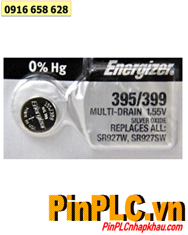 Pin 395; Pin đồng hồ Energizer SR927SW 395 Silver Oxide 1.55v _Made in USA